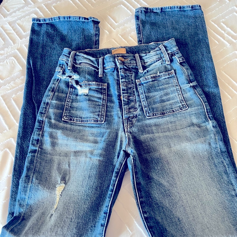 MOTHER Jeans, Size 28, 34 inch inseam.